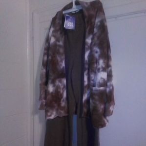 JoyLab XS Sweat Suit Mauve Swirl color New with tags